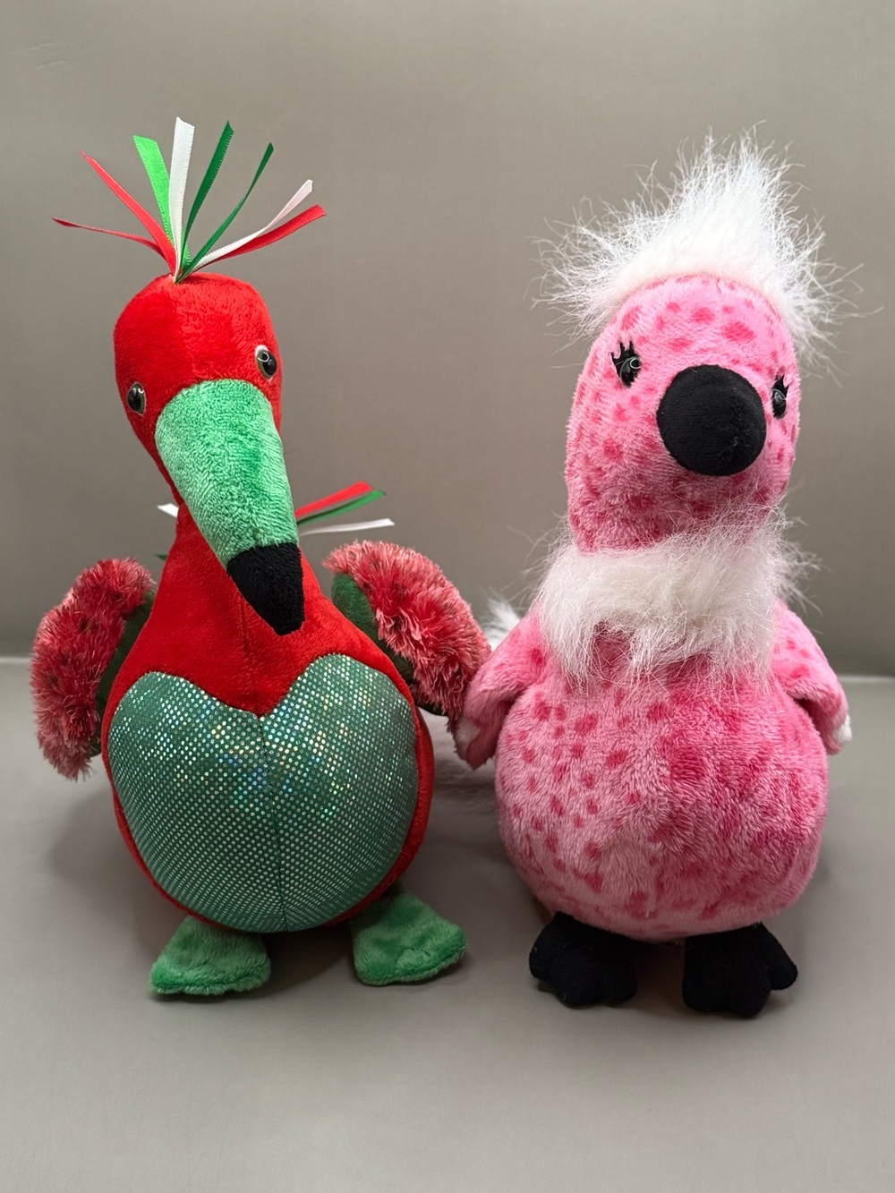 Ganz Webkinz Cherry Blossom Bird and Holidoodle Bird Plush Lot NO CODE